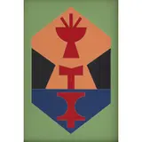 Rubem Valentim, “EMBLEMA 84”, ACRÍLICA SOBRE TELA