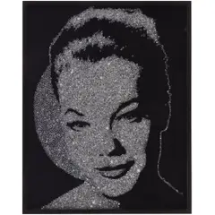 Vik Muniz, ROMY SCHNEIDER. DA SÉRIE “DIAMONDS DIVAS”, C-PRINT