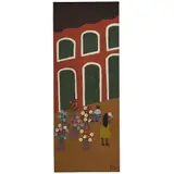 VENDEDOR DE FLORES by Jorge Bandeira Brasil, Óleo sobre placa, offered Apr 2026