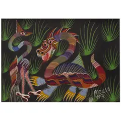 Chico da Silva, DRAGÃO, ÓLEO SOBRE TELA
