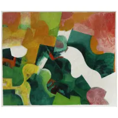 VERDE E ROSA. DA SÉRIE “S. TEREZA” by Loio-Pérsio, ÓLEO SOBRE TELA, offered Apr 2026