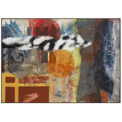 Untitled by Carlos Vergara, Monotipia e pintura sobre lona crua, offered Apr 2026