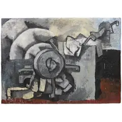 Untitled by Paulo Monteiro, Óleo sobre papel kraft, offered Apr 2026