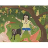 A Danielle, no dia do batismo de Jr by Elza Oliveira De Souza, ÓLEO SOBRE TELA, offered Nov 2025
