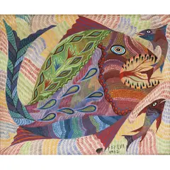 Chico da Silva, Untitled, ÓLEO SOBRE TELA