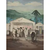 José Maria, Figuras e casario, ÓLEO SOBRE PLACA