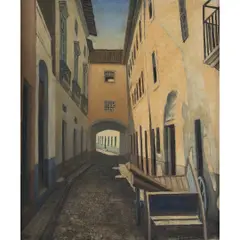 Casario by Joaquim Tenreiro, Óleo sobre tela, offered Nov 2025