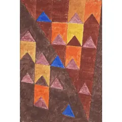 Alfredo Volpi, Bandeirinhas, Década 60/70, TÊMPERA SOBRE TELA
