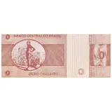 Cildo Meireles, Zero cruzeiro, Lito offset sobre papel moeda