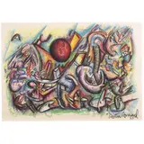 Antonio Henrique Amaral, ''No encontro, a paisagem I'', Pastel sobre papel