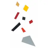 Arthur Luiz Piza, Untitled, Acrílica sobre chapa de zinco Recortada
