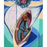 Cícero Dias, Untitled, Óleo sobre tela