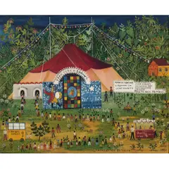 Rosina Becker do Valle, O CIRCO, ÓLEO SOBRE TELA