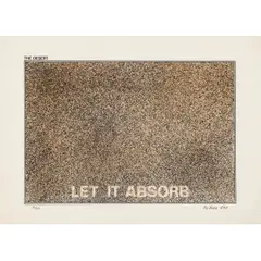 Antonio Dias, ​THE DESERT – LET IT ABSORB, Serigrafia