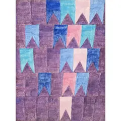 BANDEIRINHAS, DÉCADA DE 70 by Alfredo Volpi, TÊMPERA SOBRE TELA, offered Nov 2024