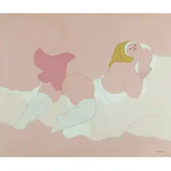 VÊNUS E PÁSSARO by Milton Dacosta, ÓLEO SOBRE TELA, offered Nov 2024