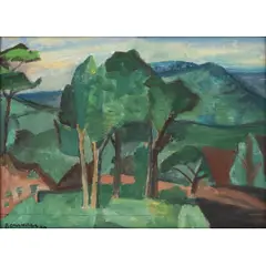 Untitled by Aldo Bonadei, ÓLEO SOBRE MADEIRA, offered Jul 2024