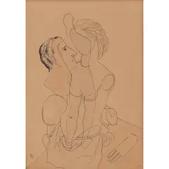 Untitled by Ismael Nery, Nanquim sobre Papel, offered Jul 2024