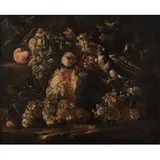 Natureza morta com frutas, Século XVII by Escola Italiana, ÓLEO SOBRE TELA, offered Jul 2024