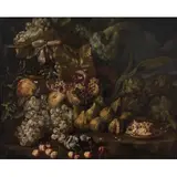 Natureza morta com frutas, Século XVII by Escola Italiana, ÓLEO SOBRE TELA, offered Jul 2024