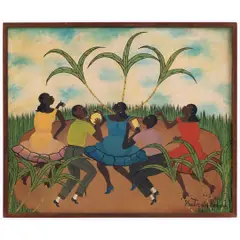 RODA DE SAMBA by Heitor dos Prazeres, ÓLEO SOBRE TELA, offered Mar 2024