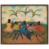 Heitor dos Prazeres, RODA DE SAMBA, ÓLEO SOBRE TELA