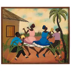 SAMBA DO TERREIRO by Heitor dos Prazeres, ÓLEO SOBRE TELA, offered Mar 2024