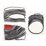 Conjunto com 3 desenhos by Anna Maria Maiolino, Acrílica sobre papel, offered Dec 2023