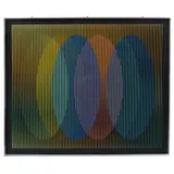 Carlos Cruz-Diez, CHROMOINTERFERENCE. DA SÉRIE OVAL A3