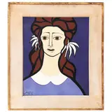 Januário, RETRATO DE MULHER II, ÓLEO SOBRE TELA