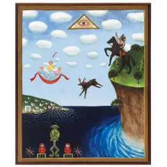 ‘’OS SUPER AMIGOS’’ by Alex Cerveny, ÓLEO SOBRE TELA, offered Dec 2023