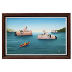 MEMÓRIA DA INFÂNCIA by Roberto Magalhães, ÓLEO SOBRE TELA, offered Dec 2023