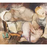 ABELARDO MORELL by Yolanda Mohalyi, Nanquim e aquarela sobre papel, offered Aug 2023