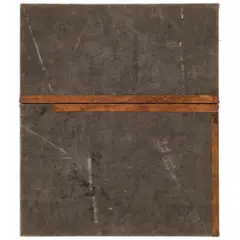 Diptico by José Bechara, Óxido de ferro sobre lona, offered May 2023