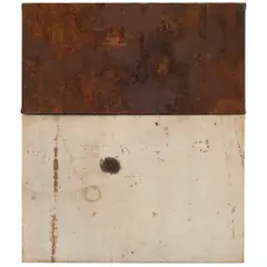 Diptico by José Bechara, Óxido de ferro sobre lona, offered May 2023