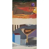 DA SÉRIE “ITAPUÃ, PAISAGEM CORTADA PELA DAVA” by José Júlio de Calasans Neto, Óleo sobre tela, offered May 2023