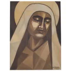 Raimundo de Oliveira, “A VIRGEM MARIA”, ÓLEO SOBRE TELA