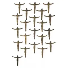 Mário Cravo Neto, CONJUNTO DE 21 CRISTOS, ESCULTURA EM BRONZE