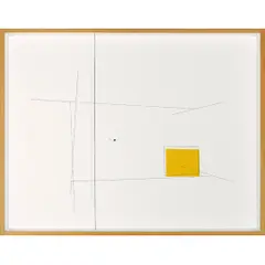 Untitled by Waltércio Caldas, ACRÍLICA, NANQUIM, ALFINETE E FIO DE SEDA SOBRE CARTÃO, offered Apr 2023