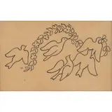 PÁSSAROS, C.1952 by Tarsila do Amaral, NANQUIM SOBRE PAPEL, offered Apr 2023