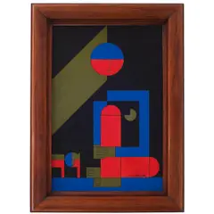 FIGURA SENTADA by Dionísio del Santo, ÓLEO SOBRE CARTÃO, offered Apr 2023