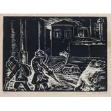 Oswaldo Goeldi, Untitled, XILOGRAVURA