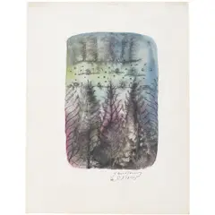 Untitled by Antônio Bandeira, Aquarela sobre cartão, offered Nov 2022