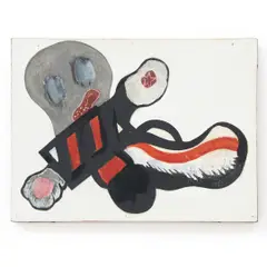 Untitled by Antonio Dias, Guache sobre cartão colado em duratex, offered Sep 2022