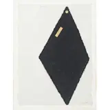 Untitled by Mira Schendel, Ecoline e folha de ouro sobre papel, offered Sep 2022