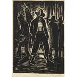 Oswaldo Goeldi, Pescadores, Xilogravura
