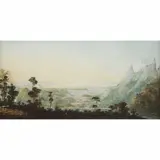 Facchinetti, BOA-VISTA - TOMADA NO ALTO DA ESTRADA DE THERESOPOLIS, ÓLEO SOBRE MADEIRA