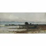 Giovanni Battista Castagneto, VISTA DA BAÍA DO RIO DE JANEIRO TOMADA DA PRAIA DE ICARAÍ EM NITERÓI