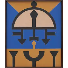 Emblema - 85 by Rubem Valentim, ACRÍLICA SOBRE TELA, offered Feb 2022