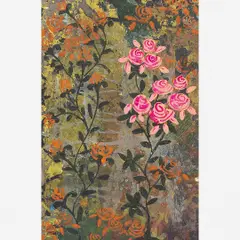 Beatriz Milhazes, FLORES, Acrílica sobre cartão